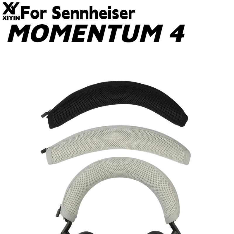 Sennheiser Headphone Momentum 4 - Pelindung Nyaman Berbentuk Ritsleting untuk Headband