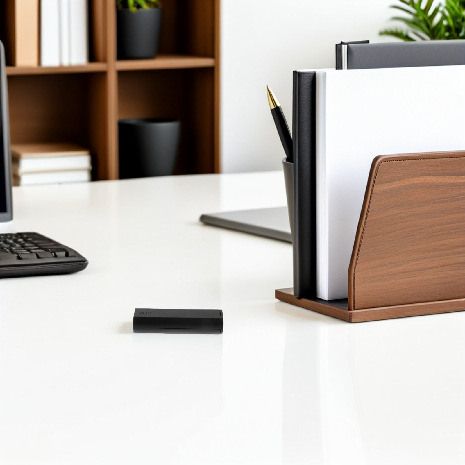Battery Case Storage - Kotak Baterai 10 Sel, Warna Hitam,