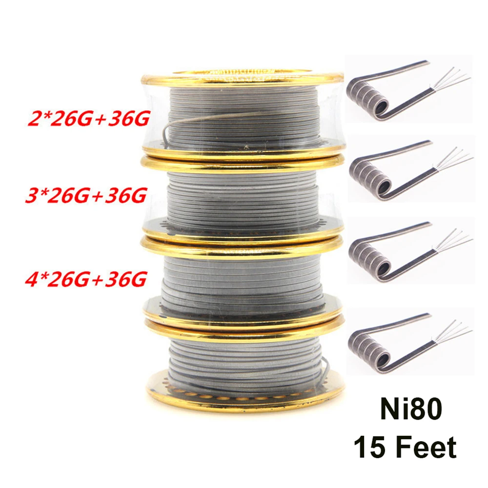Kawat Ni80 26G 36GA 15 kaki Cl - Vape Accessory ulasan dan harga