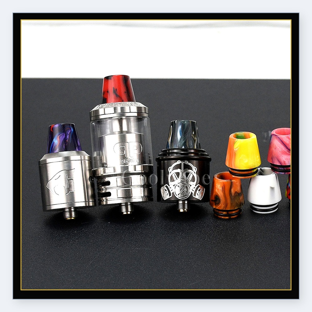 810 Drip Tip dalam Resin Warna - Drip Tip Resin ulasan dan harga