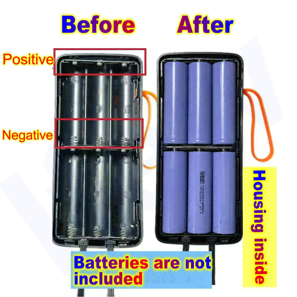 Casing Power Bank Baterai 2170 - Battery Case Storage ulasan dan harga