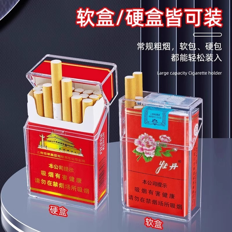 Kotak Rokok Geser Transparan d - Smoking & Vaping Accessories ulasan dan harga
