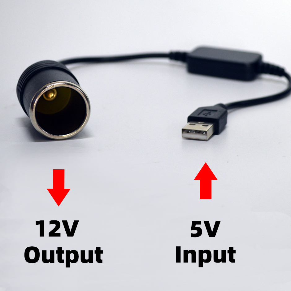 QXN 5V Ke 12V Kabel Konverter  - Accessories Experts Vape ulasan dan harga
