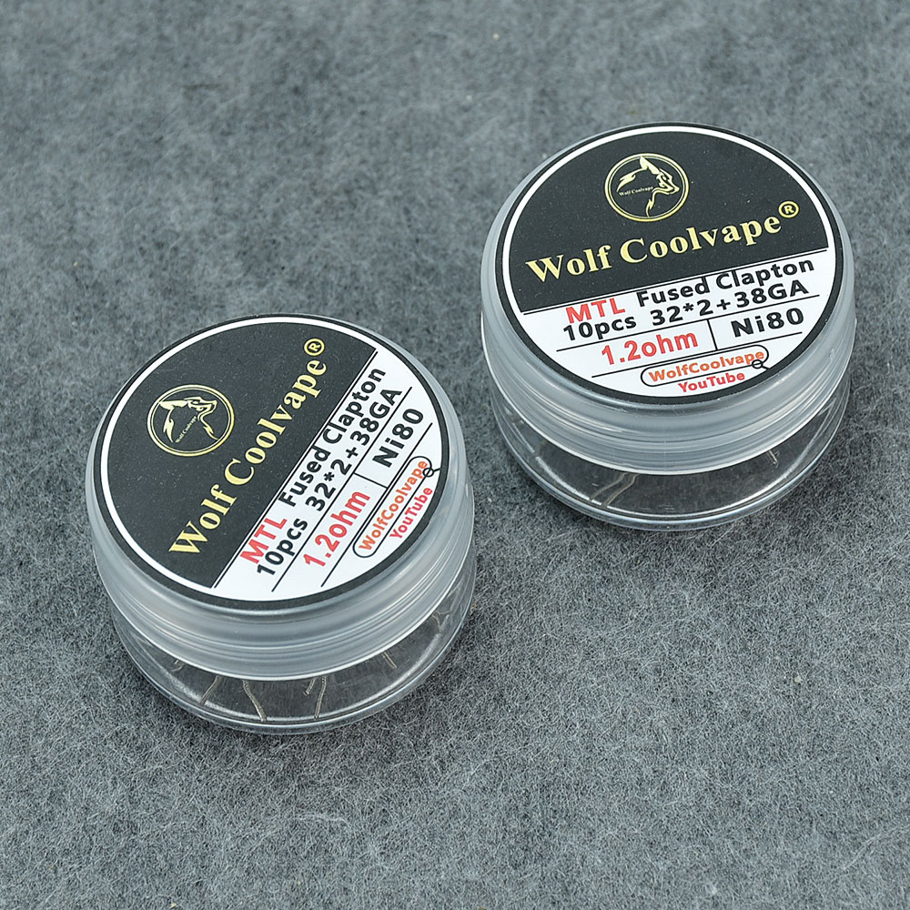 Wolfcoolvape kawat pemanas pra - Clapton Wire Pre Built ulasan dan harga
