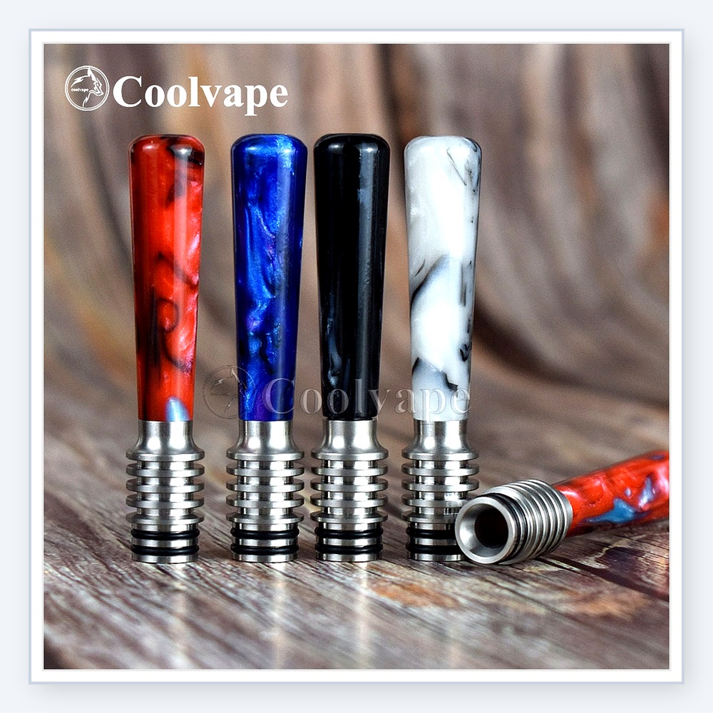 510 MTL Drip Tip untuk Dvarw M - Drip Tip Resin ulasan dan harga